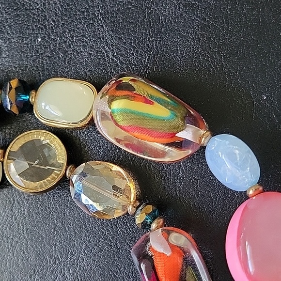 Murano glass double strand necklace - Picture 2 of 3